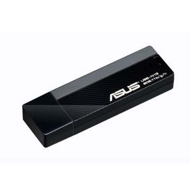 ADAPTADOR USB | ASUS | WIFI | INALÁMBRICO | 300 MBPS | NEGRO