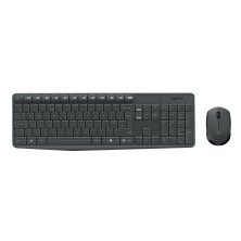 Teclado y Ratón Logitech MK235 | USB | QWERTY | Español | Gris