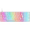 TECLADO GAMING | MARS GAMING | PREMIUM MKULTRA | ILUMINACIÓN | USB | BLANCO