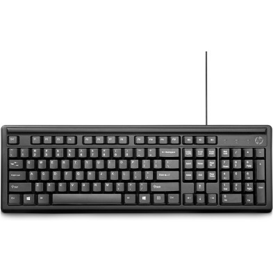 Teclado HP Keyboard 100 | USB | Alámbrico | Negro