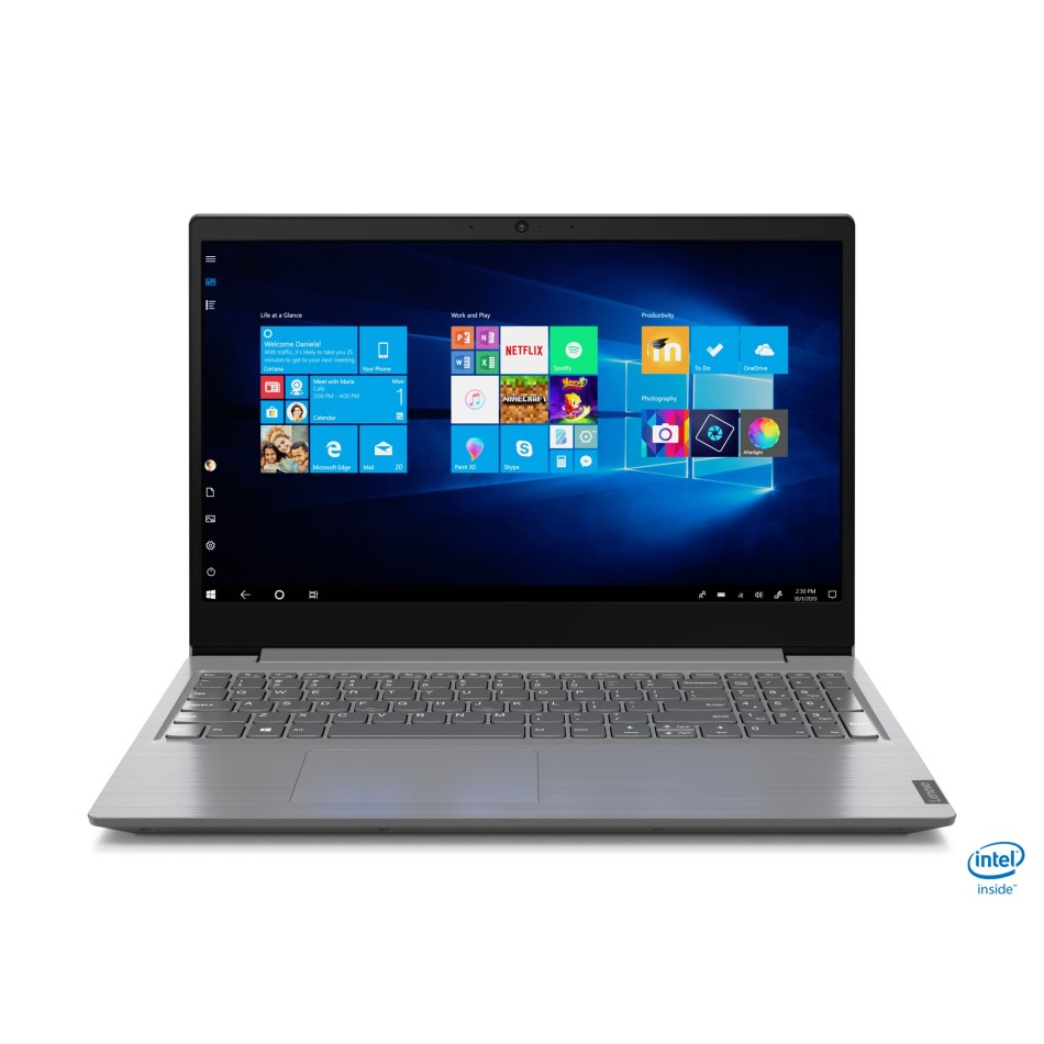 Lenovo V V15 N4020 Portátil 39,6 cm (15.6") Full HD Intel® Celeron® N 8 GB DDR4-SDRAM 256 GB SSD Wi-Fi 5 (802.11ac) FreeDOS Gris