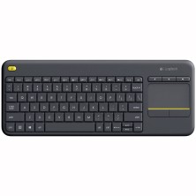 Logitech K400 Plus Tv teclado RF inalámbrico QWERTY Español Negro