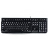 Logitech K120 Corded Keyboard teclado USB QWERTY Español Negro