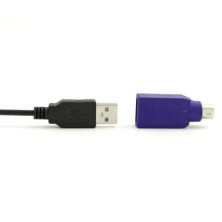 Ewent EW3109 teclado USB + PS 2 Negro