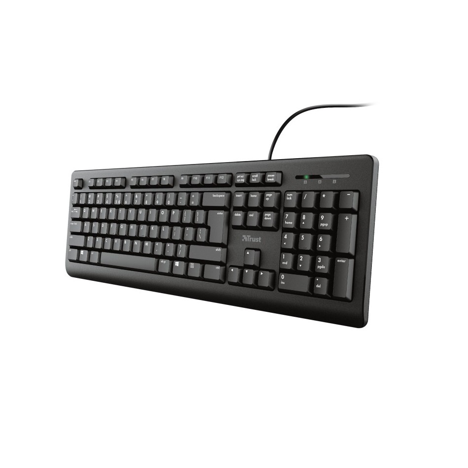 Trust TK-150 teclado USB QWERTY Español Negro