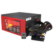 Mars Gaming MPVU750 unidad de fuente de alimentación 750 W 20+4 pin ATX ATX Negro, Rojo