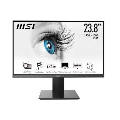 MONITOR MSI PRO MP241X | 23.8" | FHD | 7MS | HDMI | NEGRO