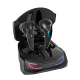 Mars Gaming MHI-ULTRA Negro Auriculares Inalámbricos TWS RGB Flow Bluetooth 5.3 Triple Cancelación Ruido 24H Batería