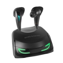 Mars Gaming MHI-ULTRA Negro Auriculares Inalámbricos TWS RGB Flow Bluetooth 5.3 Triple Cancelación Ruido 24H Batería