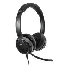 Targus AEH104GL auricular y casco Auriculares Inalámbrico y alámbrico Diadema Llamadas Música USB Tipo C Bluetooth Negro