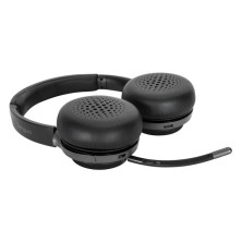 Targus AEH104GL auricular y casco Auriculares Inalámbrico y alámbrico Diadema Llamadas Música USB Tipo C Bluetooth Negro