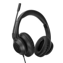 Targus AEH102GL auricular y casco Auriculares Alámbrico Diadema Llamadas Música USB tipo A Negro