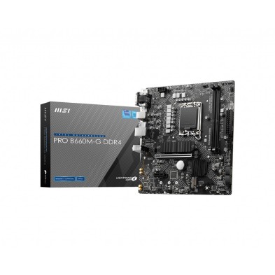 Placa Base MSI PRO B660M-G | Intel B660 | LGA 1700 | Micro ATX