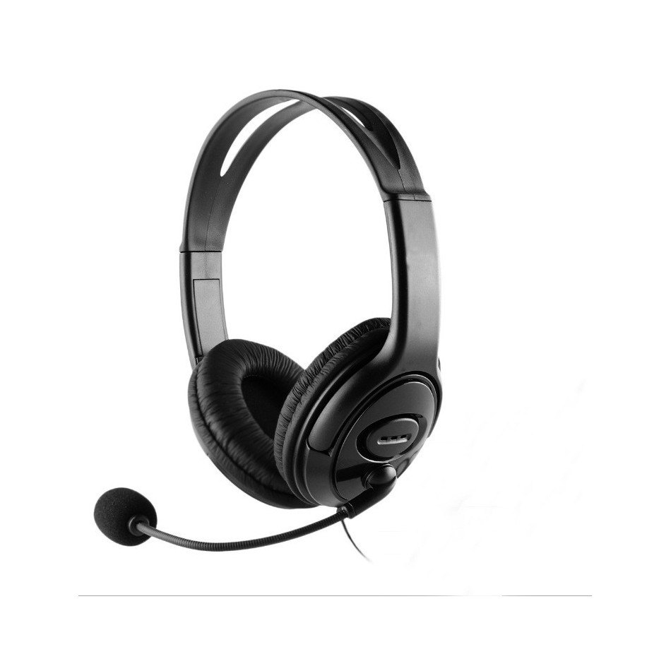 CoolBox Coolchat U1 Auriculares Alámbrico Diadema Llamadas Música Negro