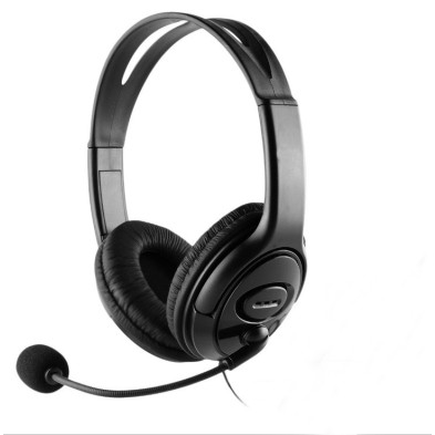 CoolBox Coolchat U1 Auriculares Alámbricos Diadema Llamadas/Música Negro