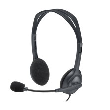 Logitech H111 Auriculares Alámbrico Diadema Oficina Centro de llamadas Gris