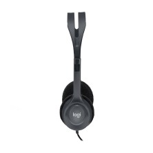 Logitech H111 Auriculares Alámbrico Diadema Oficina Centro de llamadas Gris