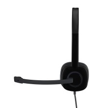 Logitech H150 Stereo Headset Auriculares Alámbrico Diadema Oficina Centro de llamadas Negro