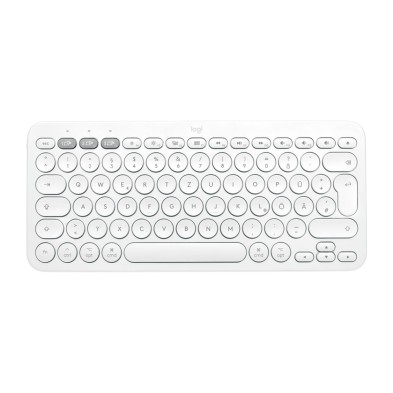 Teclado Logitech K380 | Mac Multi-Device | Bluetooth Keyboard | QWERTY | Español | Blanco