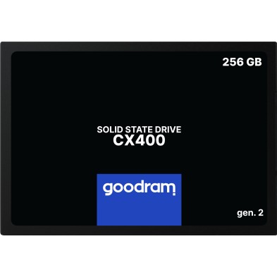 DISCO DURO | GOODRAM CX400 | 256 SSD | 550 MB/s | INTERNO | SATA III | 2.5"