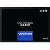 DISCO DURO | GOODRAM CX400 | 256 SSD | 550 MB/s | INTERNO | SATA III | 2.5"