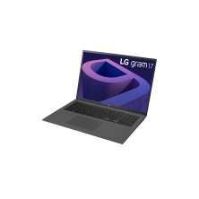 LG Gram 17Z90Q i7-1260P Portátil 43,2 cm (17") WQXGA Intel® Core™ i7 16 GB LPDDR5-SDRAM 512 GB SSD Wi-Fi 6E (802.11ax) Windows