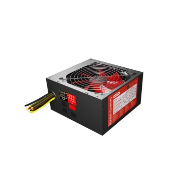 Mars Gaming MPII750 unidad de fuente de alimentación 750 W 20+4 pin ATX ATX Negro, Rojo
