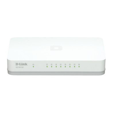 Switch D-Link GO-SW-8G/E No administrado Gigabit Ethernet (10/100/1000) Blanco