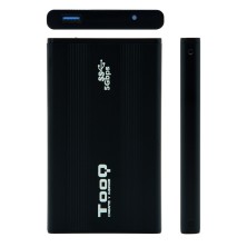 TooQ TQE-2524B caja para disco duro externo Caja de disco duro (HDD) Negro 2.5"