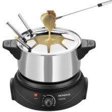 Fondue Eléctrica FD02 | Mondial | 1500W | Antisalpicaduras | Inox