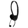 AURICULARES NUEVOS | VOICE ONE | DIADEMA | ALÁMBRICA | JACK DE 3.5 | NEGRO