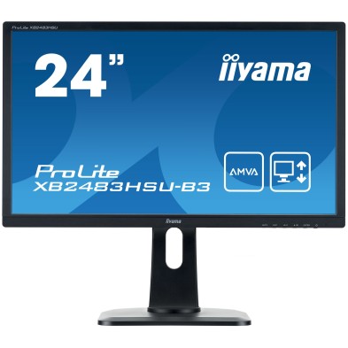 Monitor iiyama ProLite XB2483HSU B3 | 23.8" | 1920 x 1080 | Full HD | HDMI |  Negro
