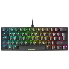 Mars Gaming MKMINIBES Teclado Mecánico Ultra-Compacto Full RGB Chroma Switch OUTEMU PRO Azul Negro Idioma Español