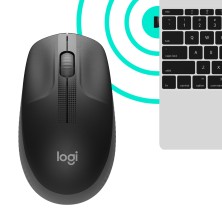 Logitech M190 ratón Ambidextro RF inalámbrico Óptico 1000 DPI