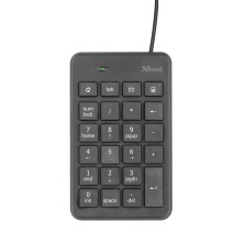 Trust 22221 teclado numérico Portátil PC USB Negro