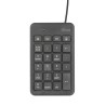 Teclado Numérico Trust 22221 | Portátil, PC | USB | Negro