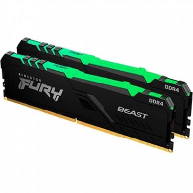 Memoria RAM Kingston Fury Beast RGB | 16GB DDR4 | DIMM | 3200MHZ