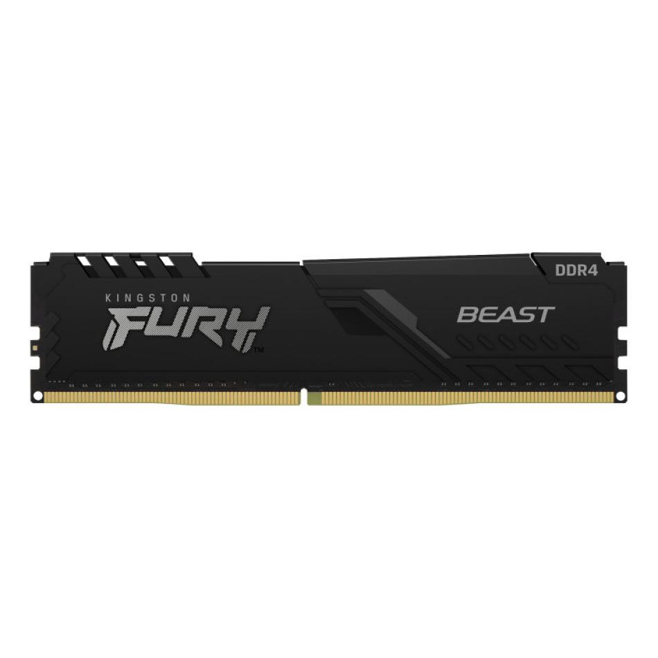 Memoria ddr4 8 gb kingston - 3200mhz - pc4 - 25600 - fury beast - negro