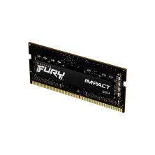 Memoria ddr4 8gb kingston - 2666mhz - pc4 - 21300 - fury impact - sodimm - 1.2v