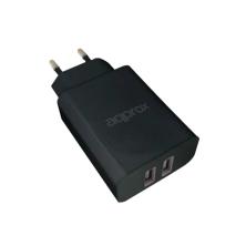 Cargador de pared approx 2 x usb 12w
