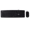 KIT NILOX FLAT TECLADO + RATON USB NEGRO