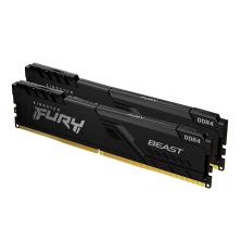 Memoria ddr4 16gb 2x8gb kingston hiperx fury blak gaming - 3200 mhz - pc4 - 25600 - cl16 dimm