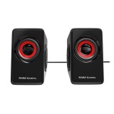 Mars Gaming MS1 altavoz Negro, Rojo Alámbrico 10 W