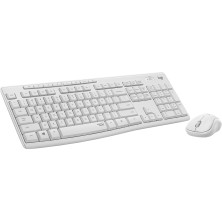 Logitech MK295 Silent Wireless Combo teclado Ratón incluido RF inalámbrico AZERTY Francés Blanco