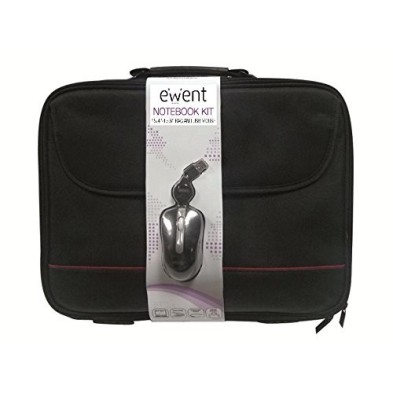 FUNDA MALETÍN EW2505 | EWENT | PORTÁTIL | 15.6" | RATÓN ALÁMBRICO | NEGRO