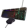 KIT GAMING EWENT PL3201 TECLADO RATÓN USB QWERTY ESPAÑOL NEGRO