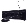 Kit Teclado y Ratón Ewent EW3006 | USB | Alámbrico | QWERTY | Negro