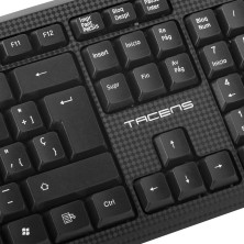 Tacens Anima AK0PT teclado USB QWERTY Portugués Negro