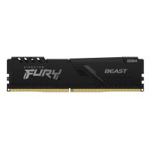 Memoria ddr4 16gb 2x8gb kingston - 2666mhz - pc4 - 21300 - fury beast - negro - 1.2v