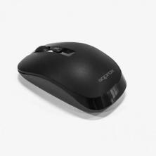 Mouse raton optico approx wireless inalambrico negro 4 botones - 1600 dpi